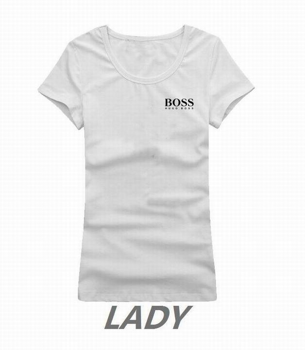 BOSS short round collar T woman S-XL-001